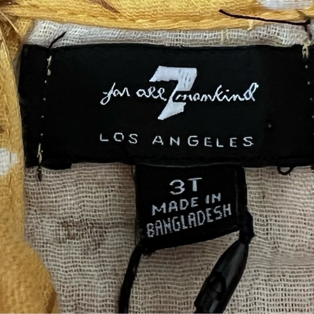 💚 NWT 7 For All Mankind girls 3T top - Picture 5 of 7
